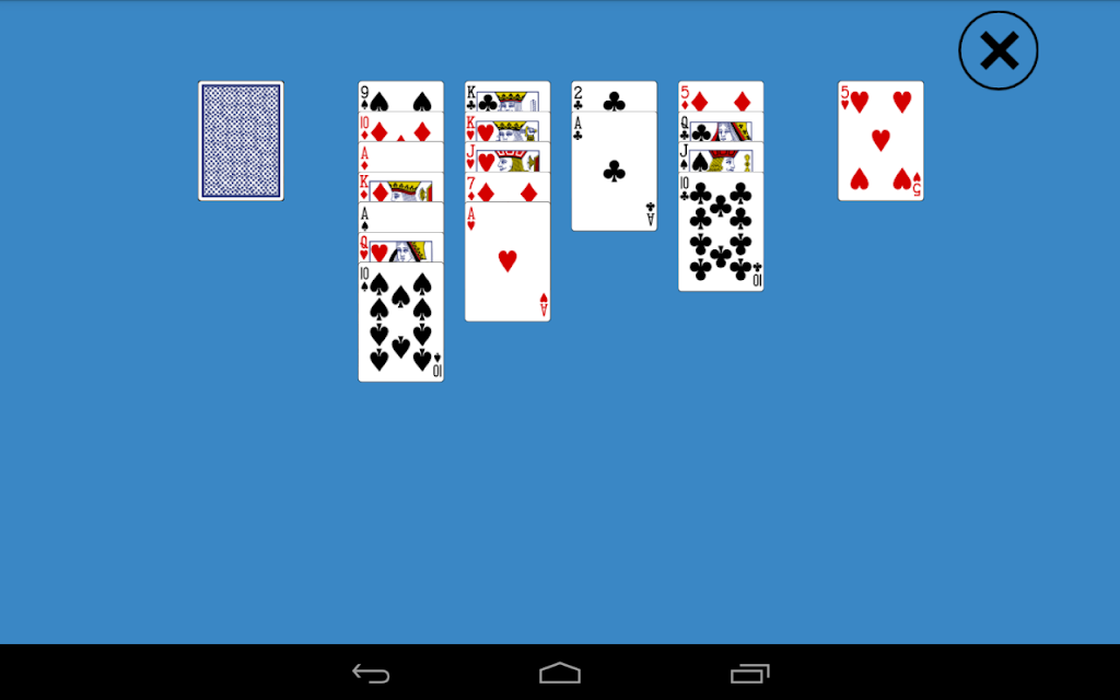 Classic Aces Up Solitaire Capture d'écran 2