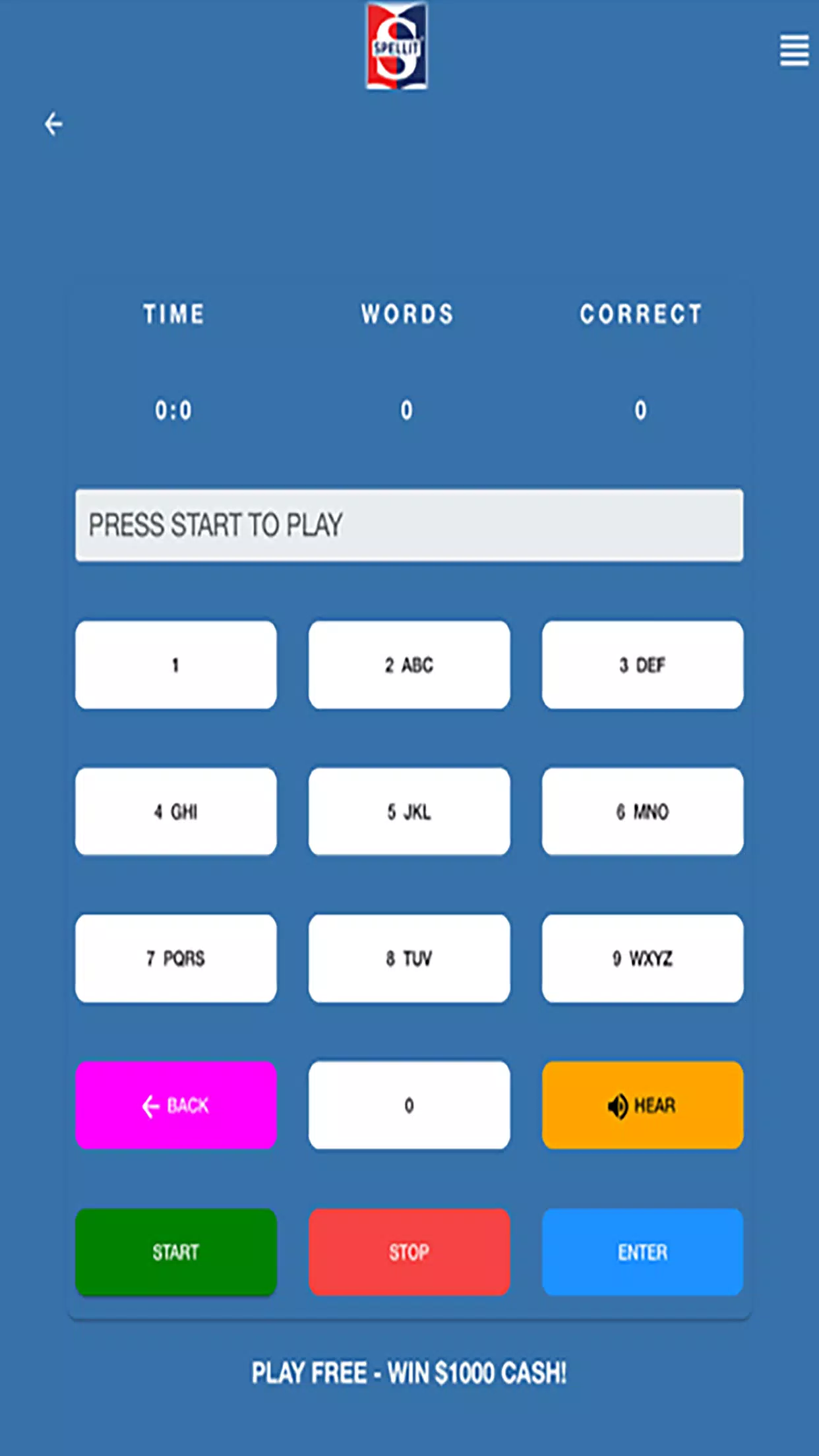 SPELLIT® SPELL WORDS WIN CASH ဖန်သားပြင်ဓာတ်ပုံ 2