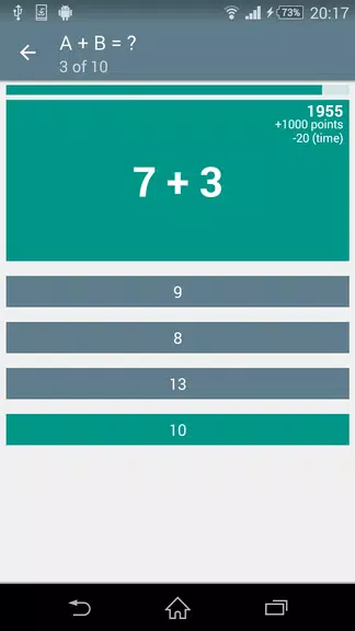 Math Game - Classic Brain Game Zrzut ekranu 1