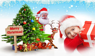 Christmas Photo Frame 2024 ဖန်သားပြင်ဓာတ်ပုံ 2