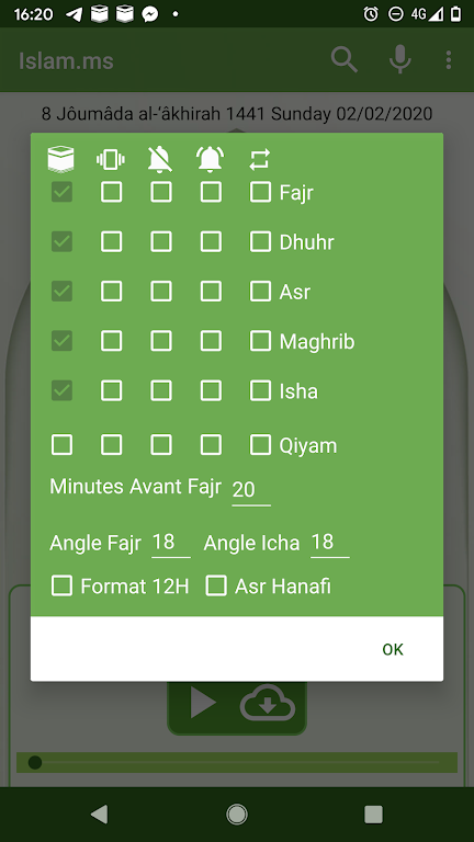 Islam.ms Prayer Times & Qiblah স্ক্রিনশট 4