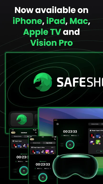 Schermata SafeShell VPN - Stream Freedom 4