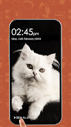 Kitty Cat Pin Lock Screen 스크린샷 2