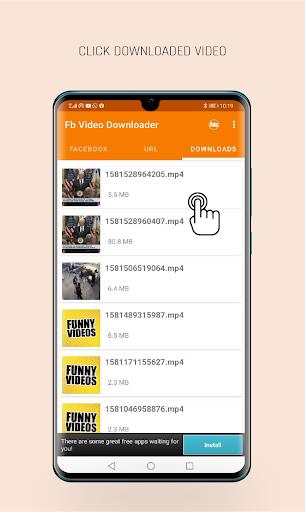 FastVid: Download for Facebook Zrzut ekranu 1