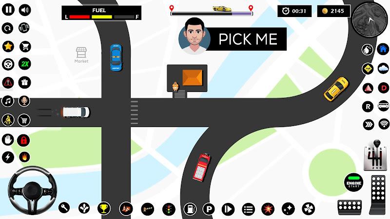 Pick N Drop Taxi Simulator Capture d'écran 1