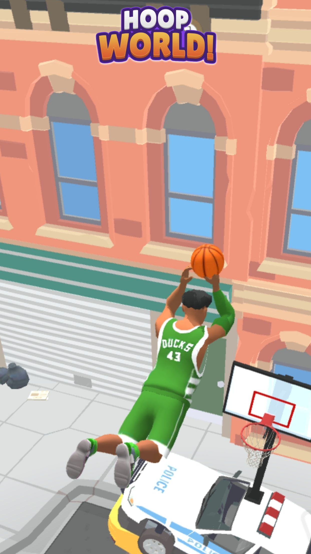 Schermata Hoop World: Flip Dunk Game 3D 2