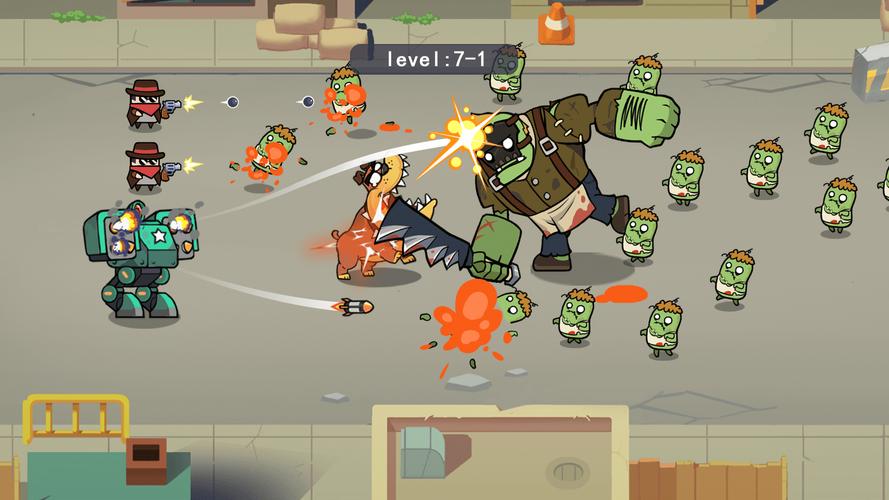 Merge Mech vs. Zombie Brawl Capture d'écran 2