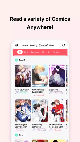 Lalatoon - Comics e Webtoons Captura de tela 2