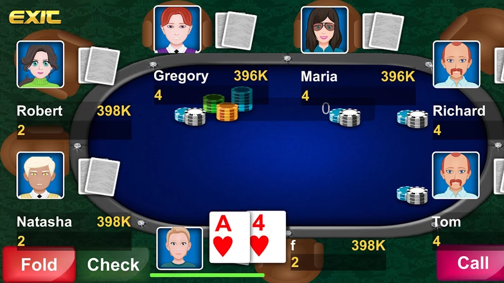Poker Holdem Master Online Card Tangkapan skrin 2
