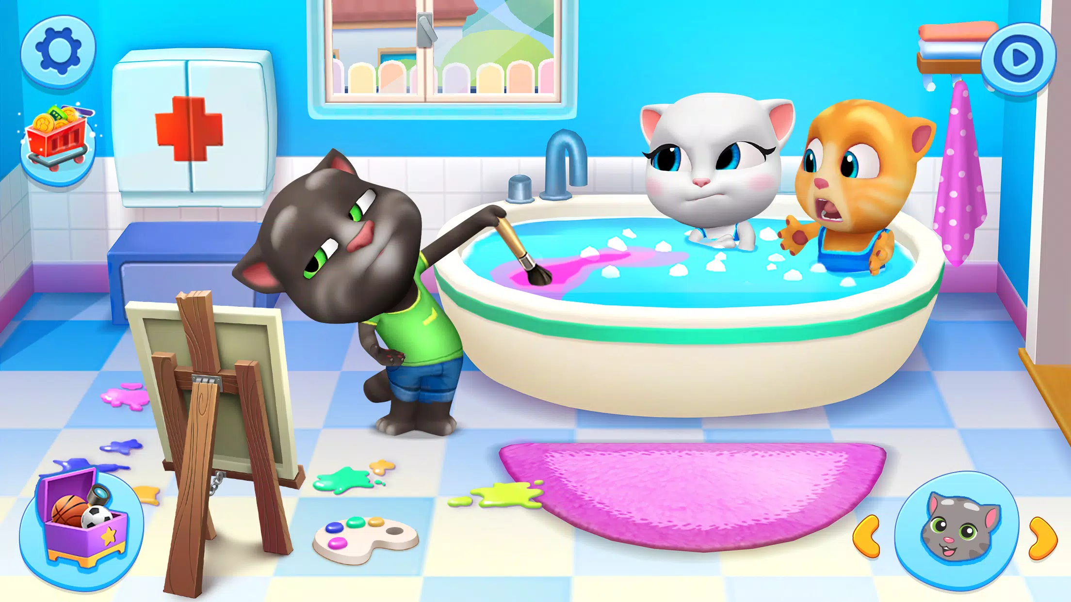 My Talking Tom Friends Скриншот 1