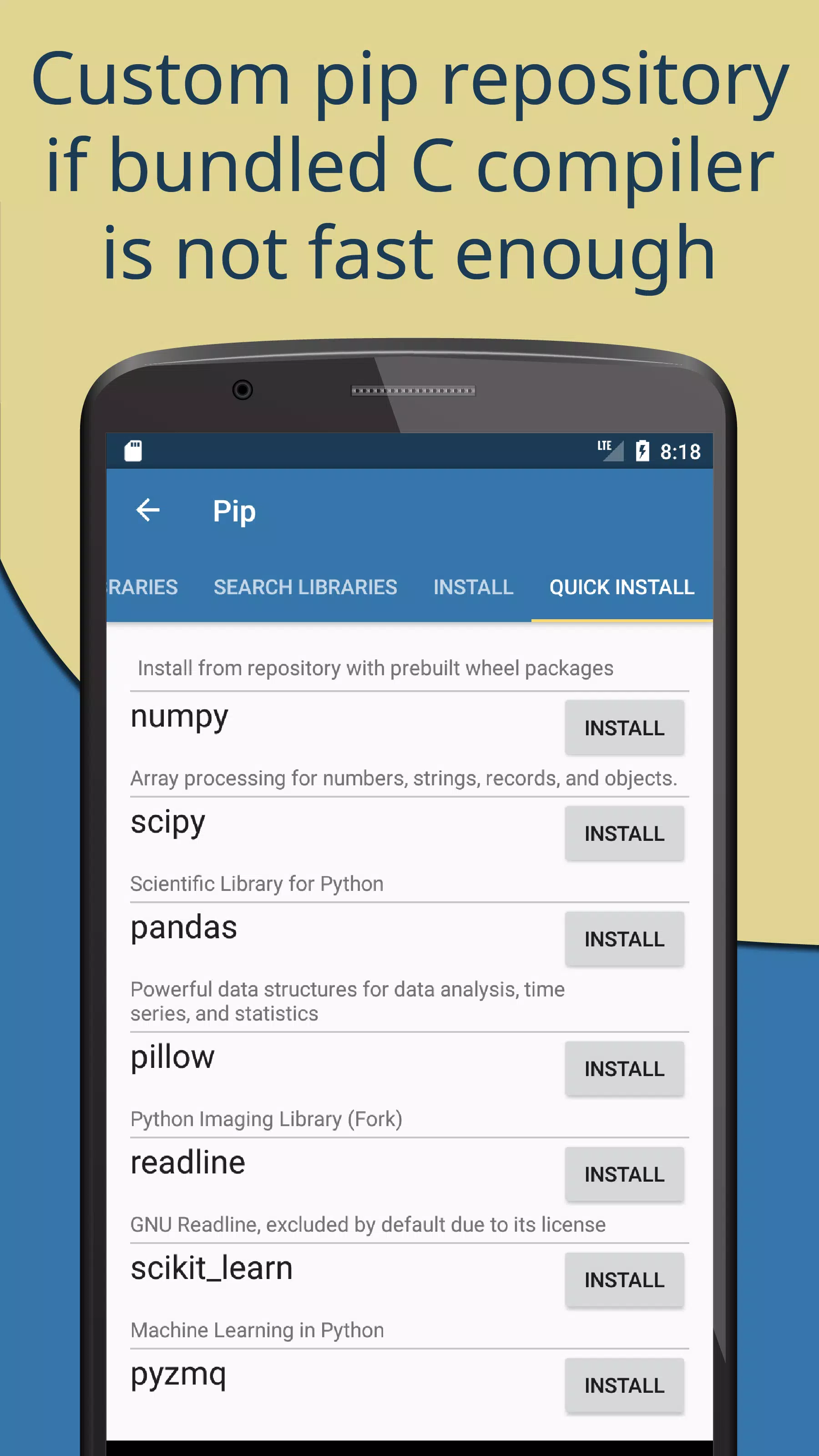 Pydroid 3 - IDE for Python 3 스크린샷 4