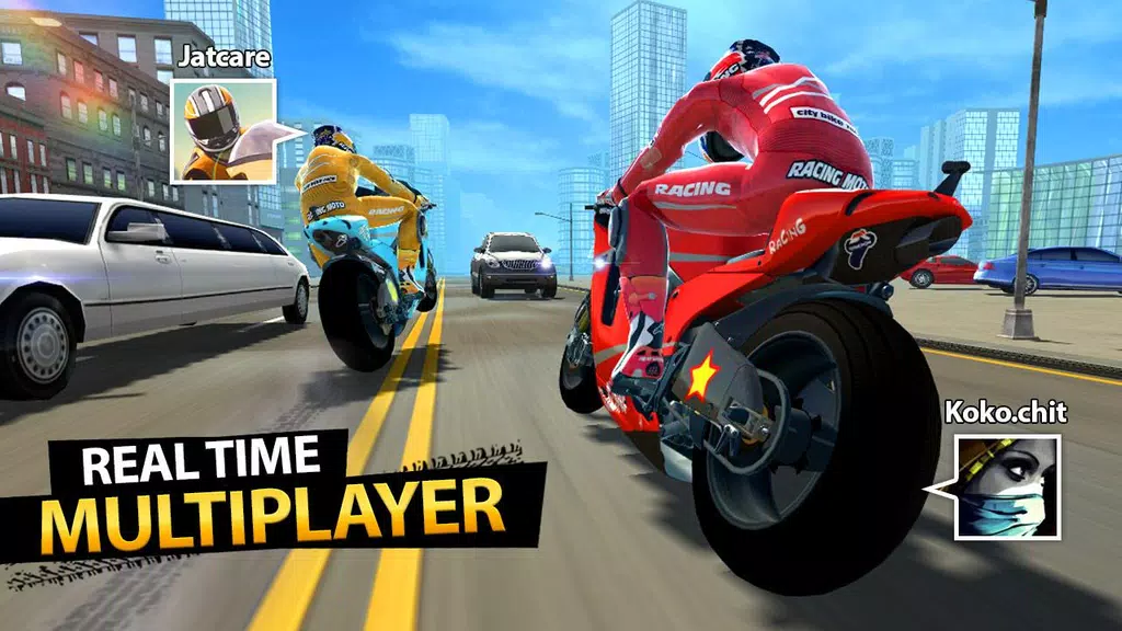 Schermata Highway Moto Rider 2: Traffic 3