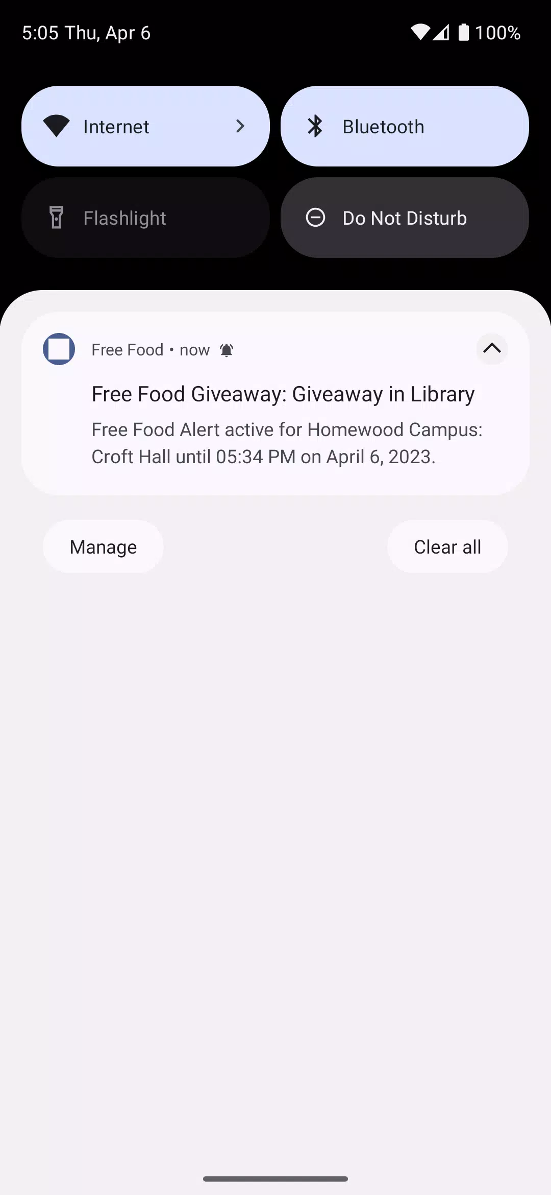 Free Food Alert應用截圖第3張