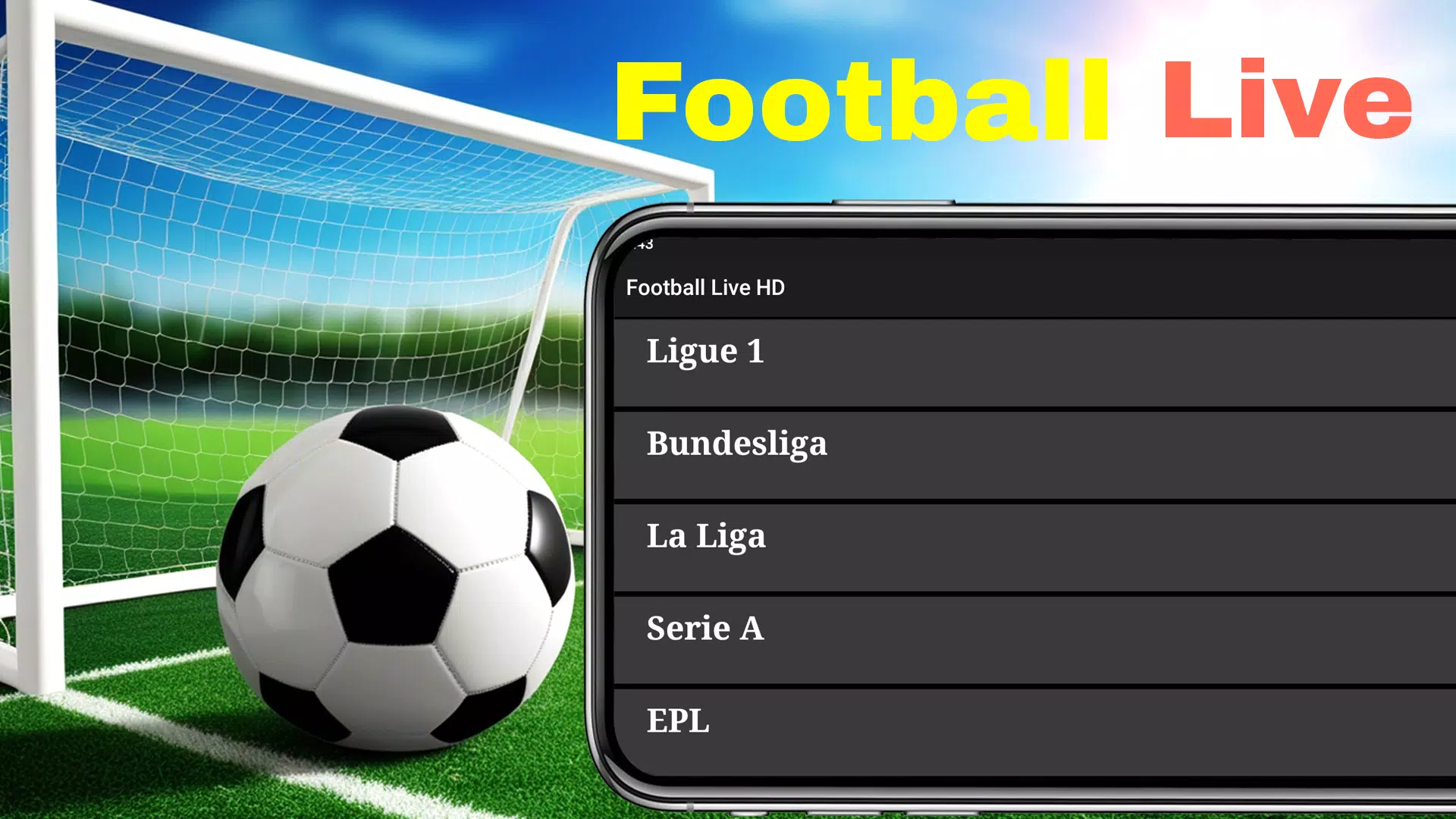 Live Football TV HD Schermafbeelding 1