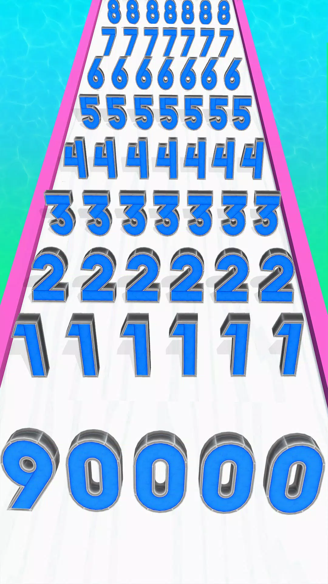 Number Master Run 3D Games ภาพหน้าจอ 2
