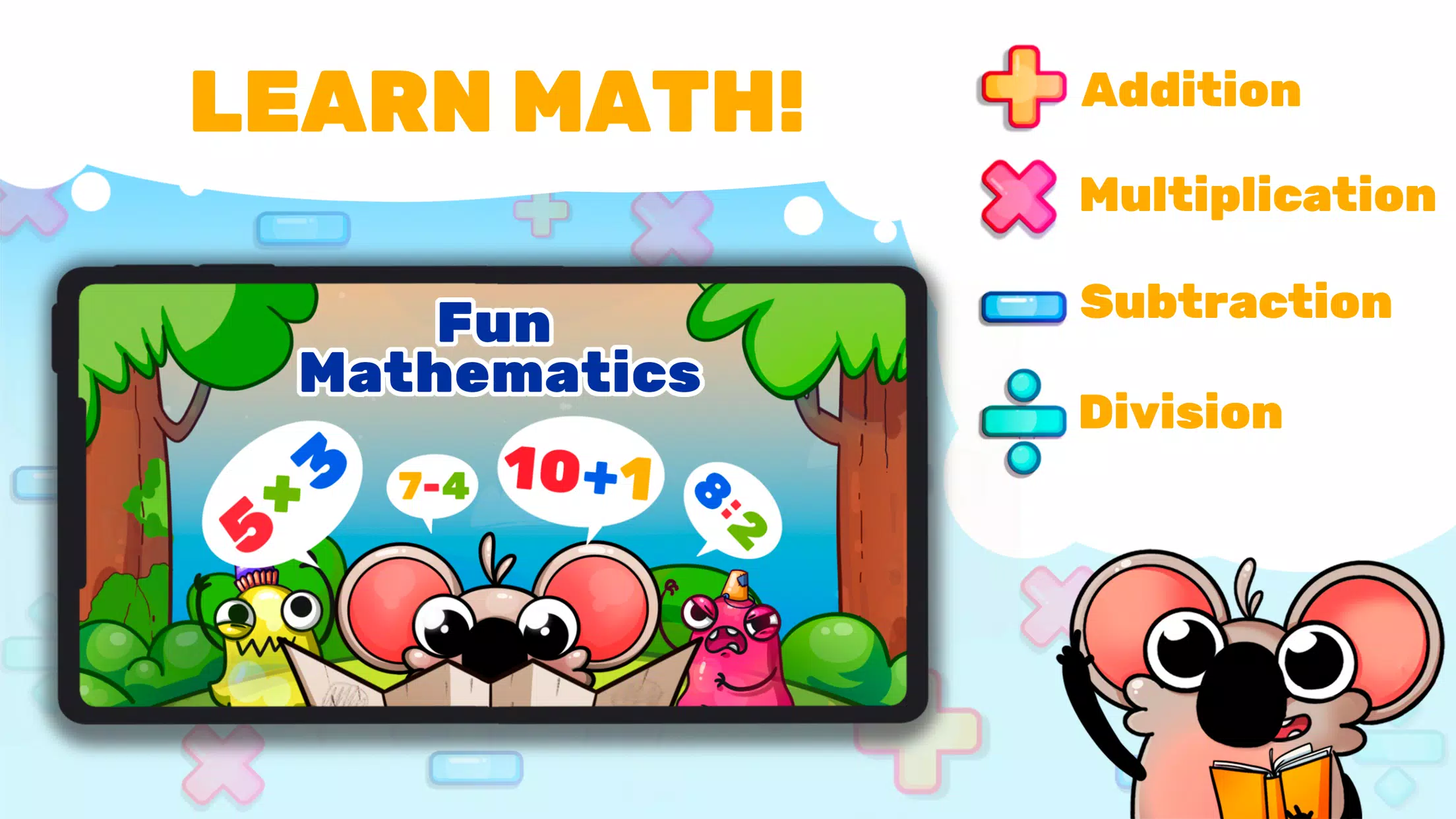 Math games for kids: Fun facts ภาพหน้าจอ 1