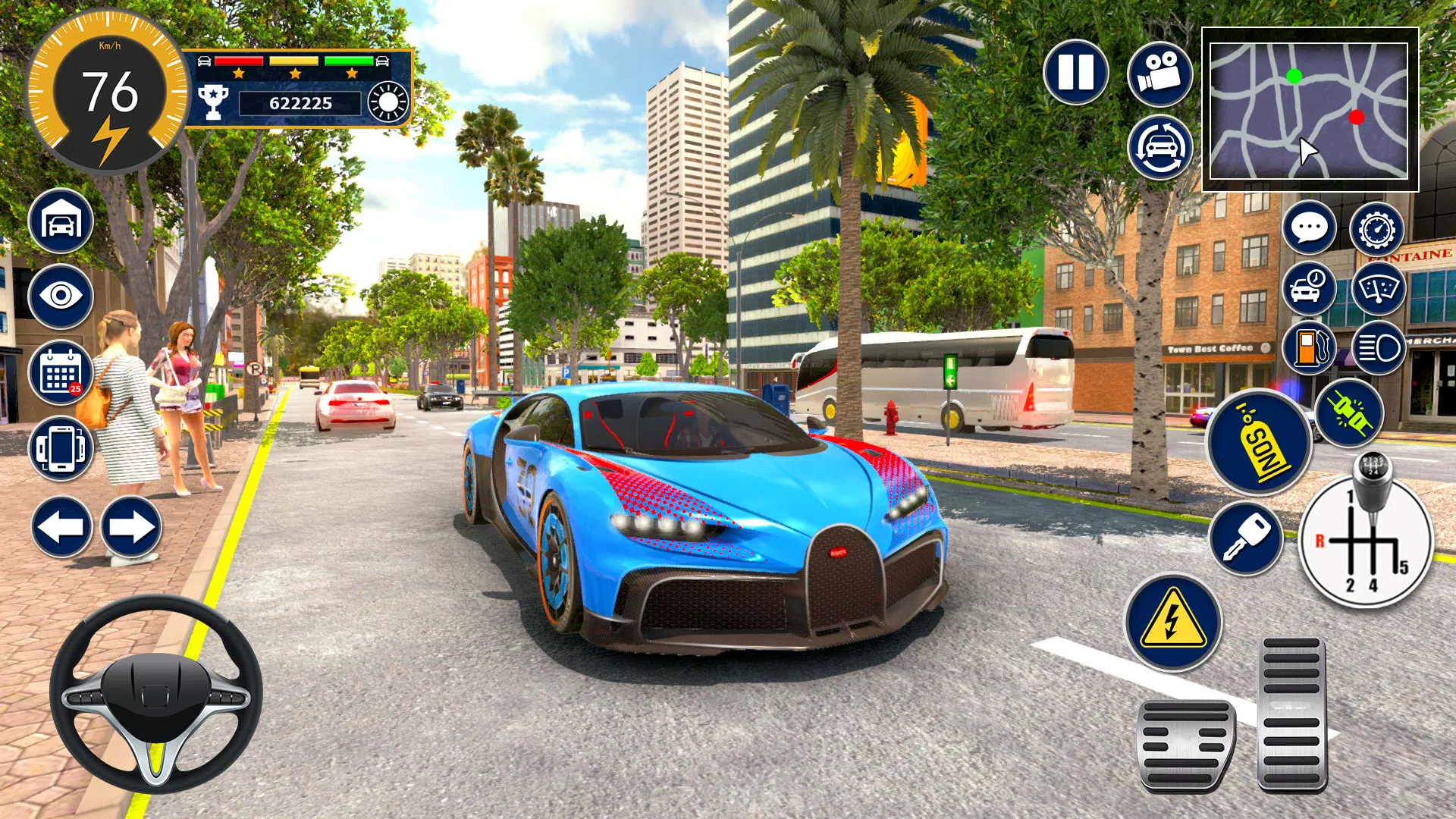 Bugatti Game Car Simulator 3D Скриншот 3