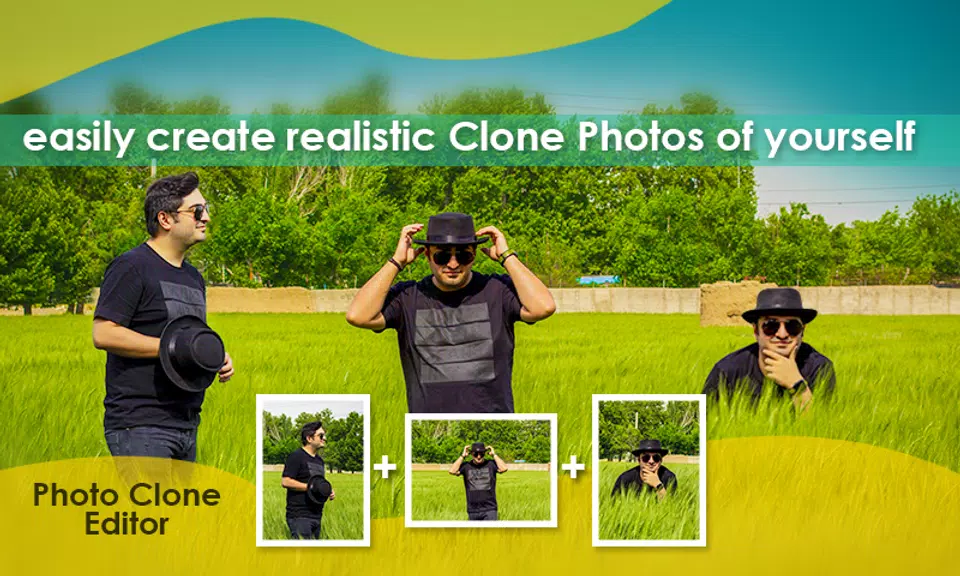 Photo Clone App twins Editor Скриншот 2