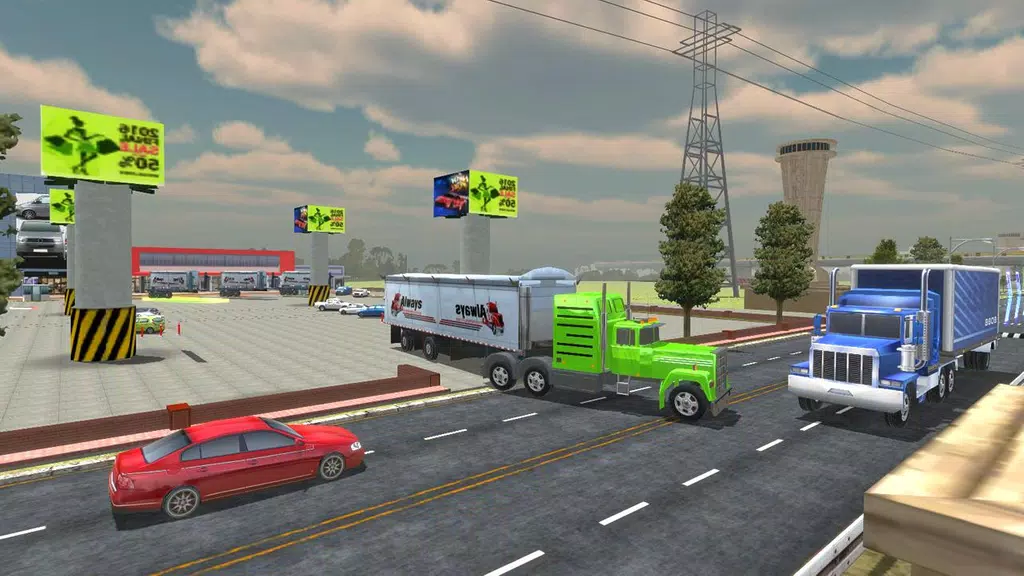 Highway Cargo Truck Simulator Capture d'écran 2