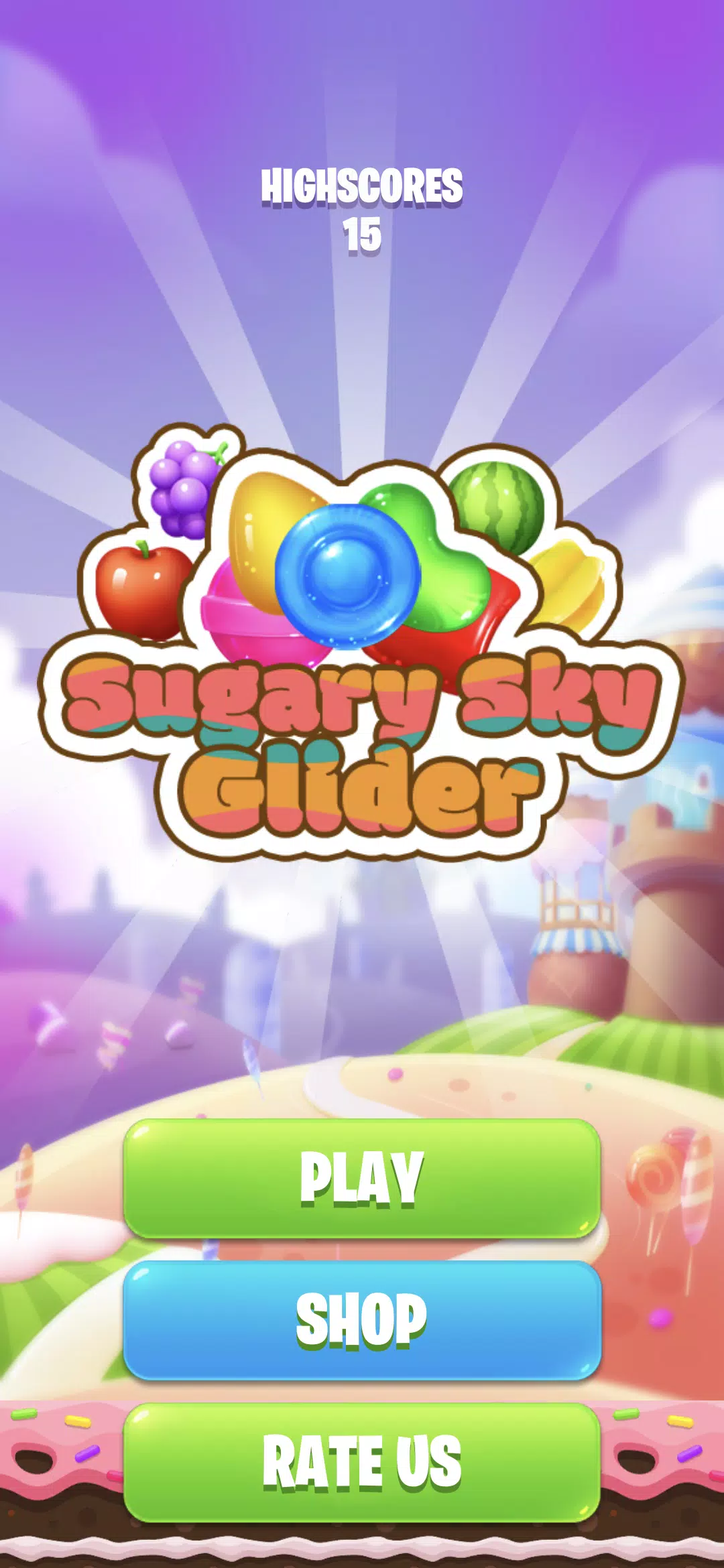 Sugary Sky Glider স্ক্রিনশট 1