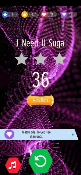 k-pop Magic Game Piano Tiles 2 Captura de tela 2