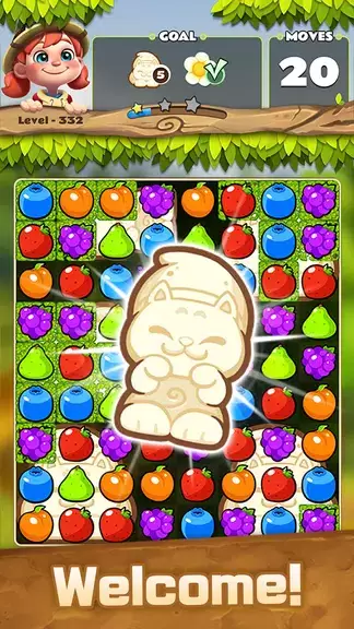 Fruits POP : Match 3 Puzzle ภาพหน้าจอ 1