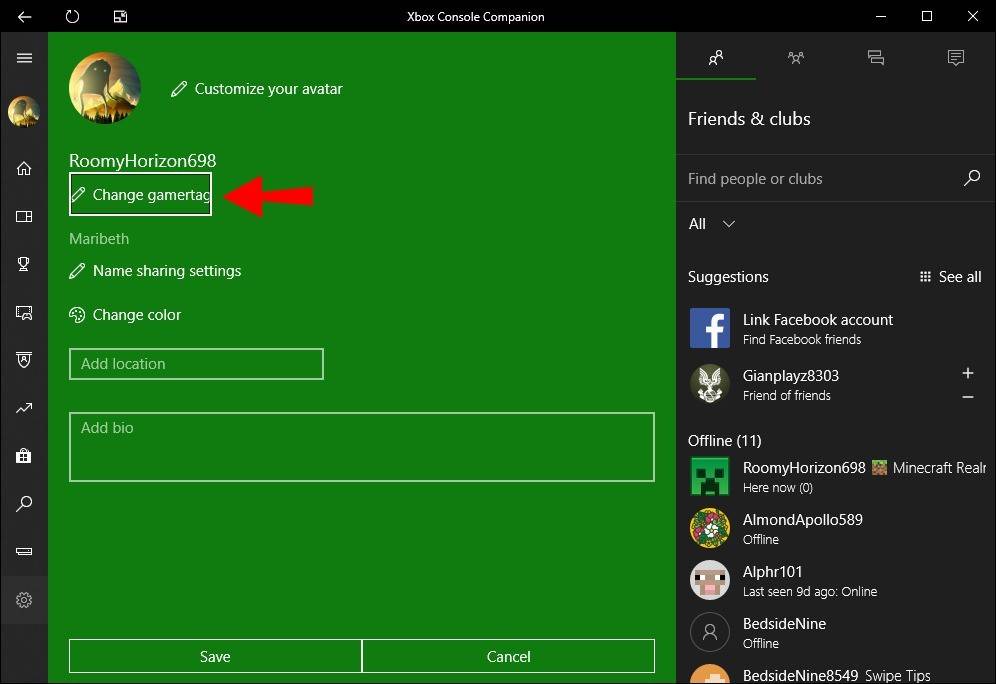 Changing Your Xbox Gamertag