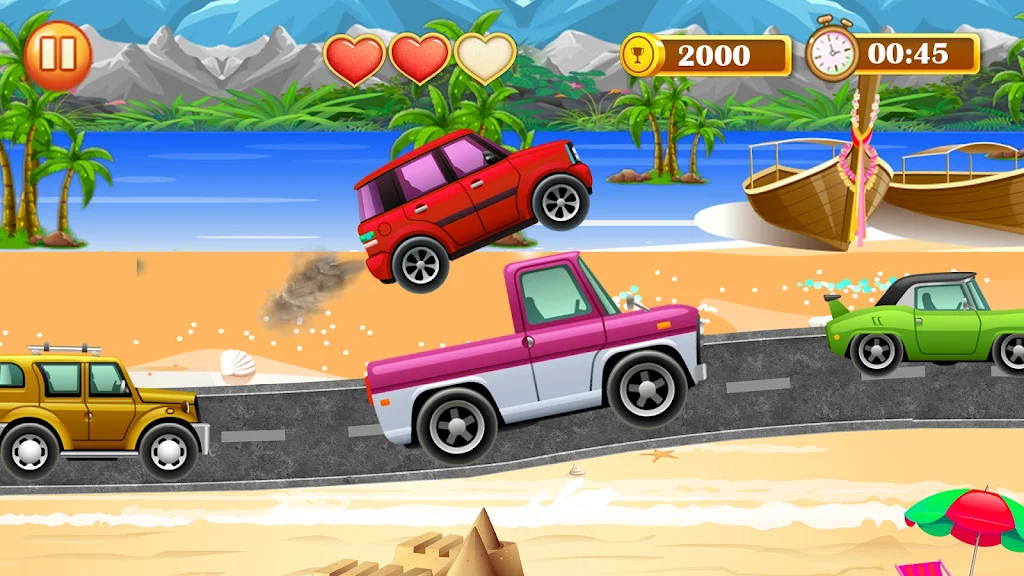 Hill Climb Car Racer-Car Game Ekran Görüntüsü 2