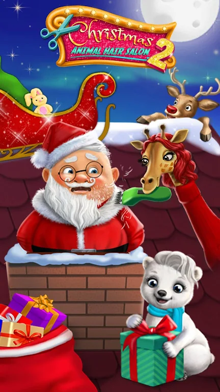 Christmas Animal Hair Salon 2 Screenshot 2