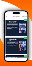 AI presentation creator ภาพหน้าจอ 1