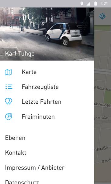 car2go Zrzut ekranu 2