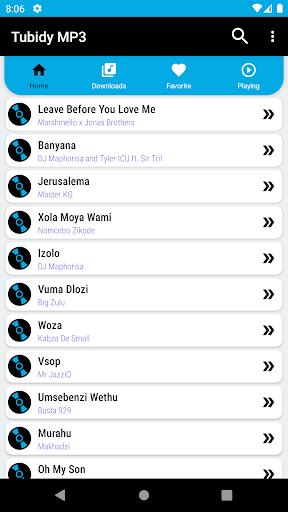 Tubidy: Tubidy MP3 Downloader Ảnh chụp màn hình 1
