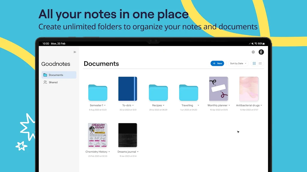 Goodnotes ภาพหน้าจอ 2