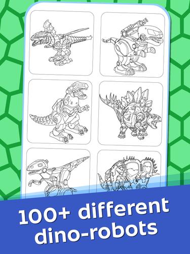Dino Robots Coloring for Boys Tangkapan skrin 3