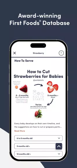 Schermata Solid Starts: Baby Food App 3