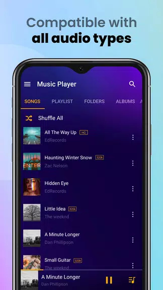 Music Player & MP3 Player Zrzut ekranu 1