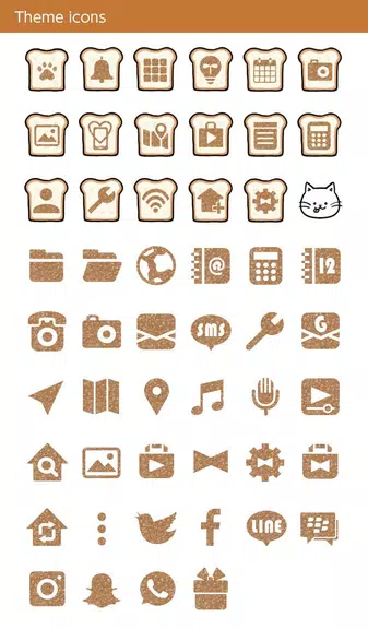 Cute Wallpaper Bread Cat Theme Zrzut ekranu 4