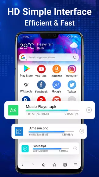 Web Browser - Fast & Privacy স্ক্রিনশট 2