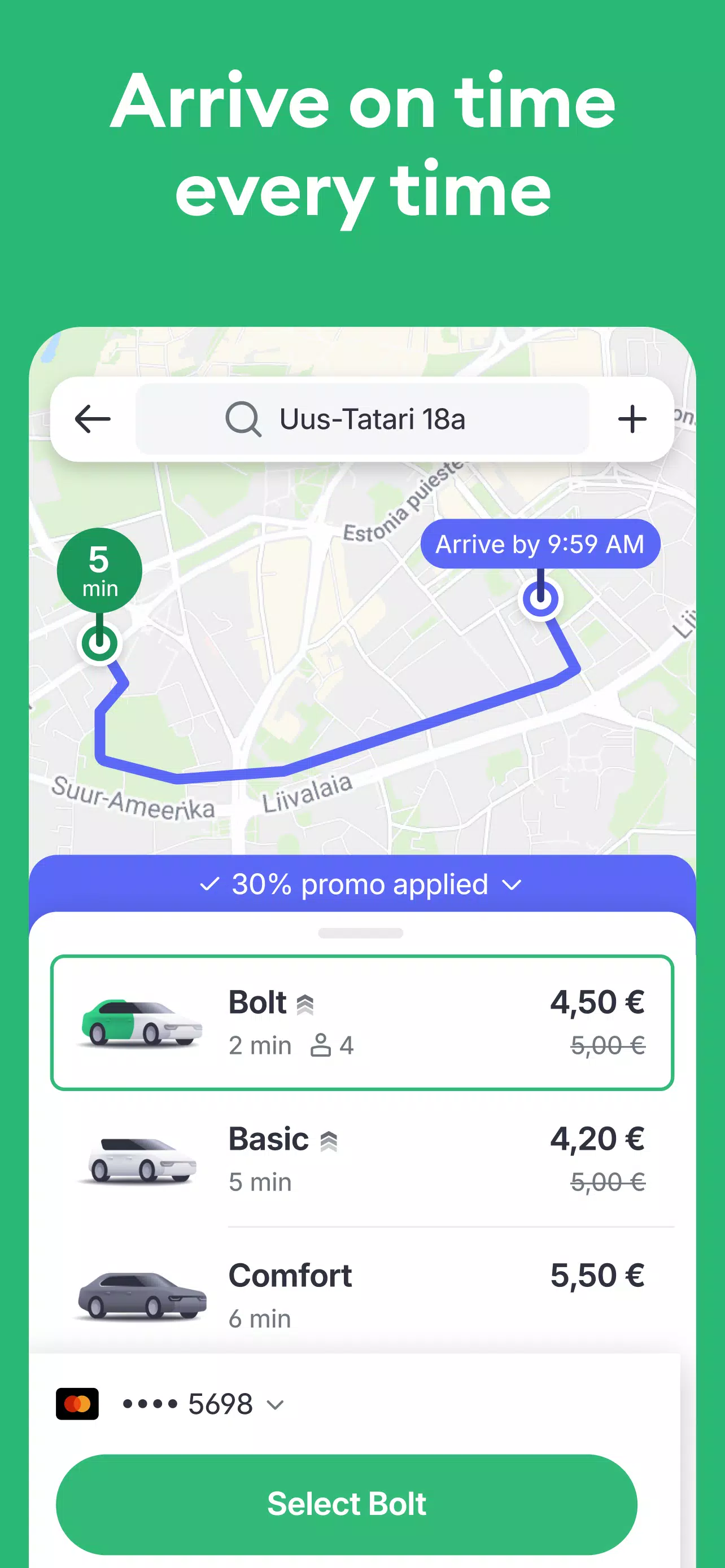 Bolt: Request a Ride スクリーンショット 2