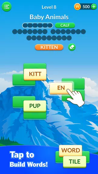 Schermata Word Tile Puzzle: Word Search 1