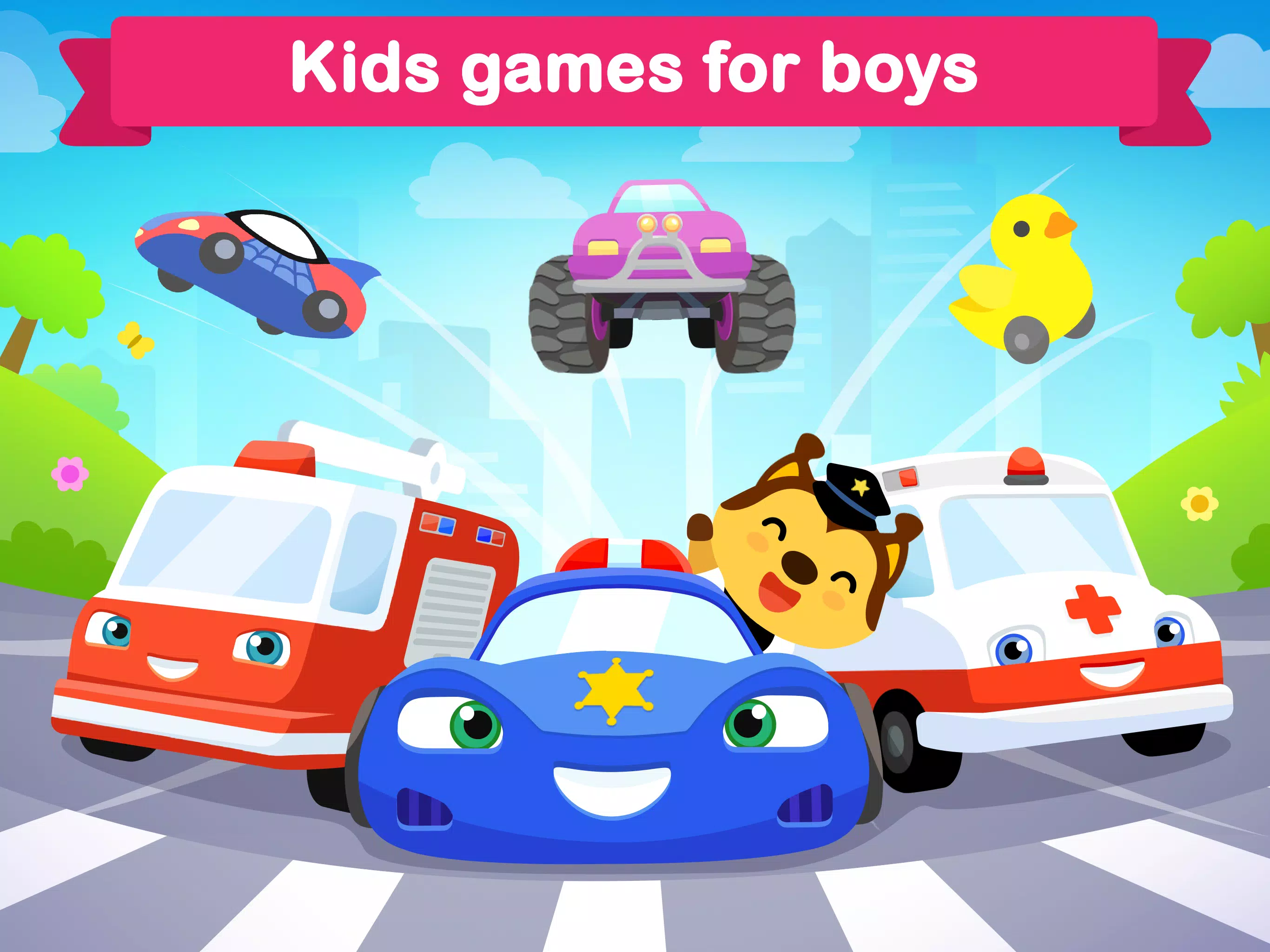 Car games for kids & toddler Screenshot 4