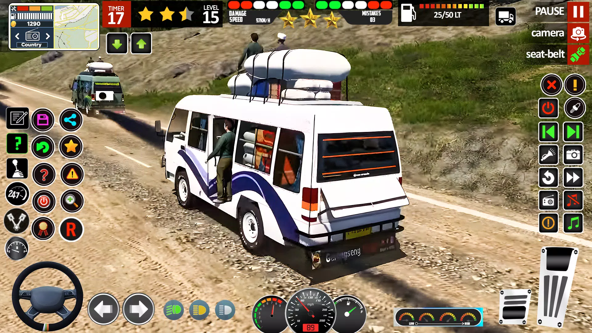 Mini Bus Game: Bus Driving 3D Ekran Görüntüsü 1