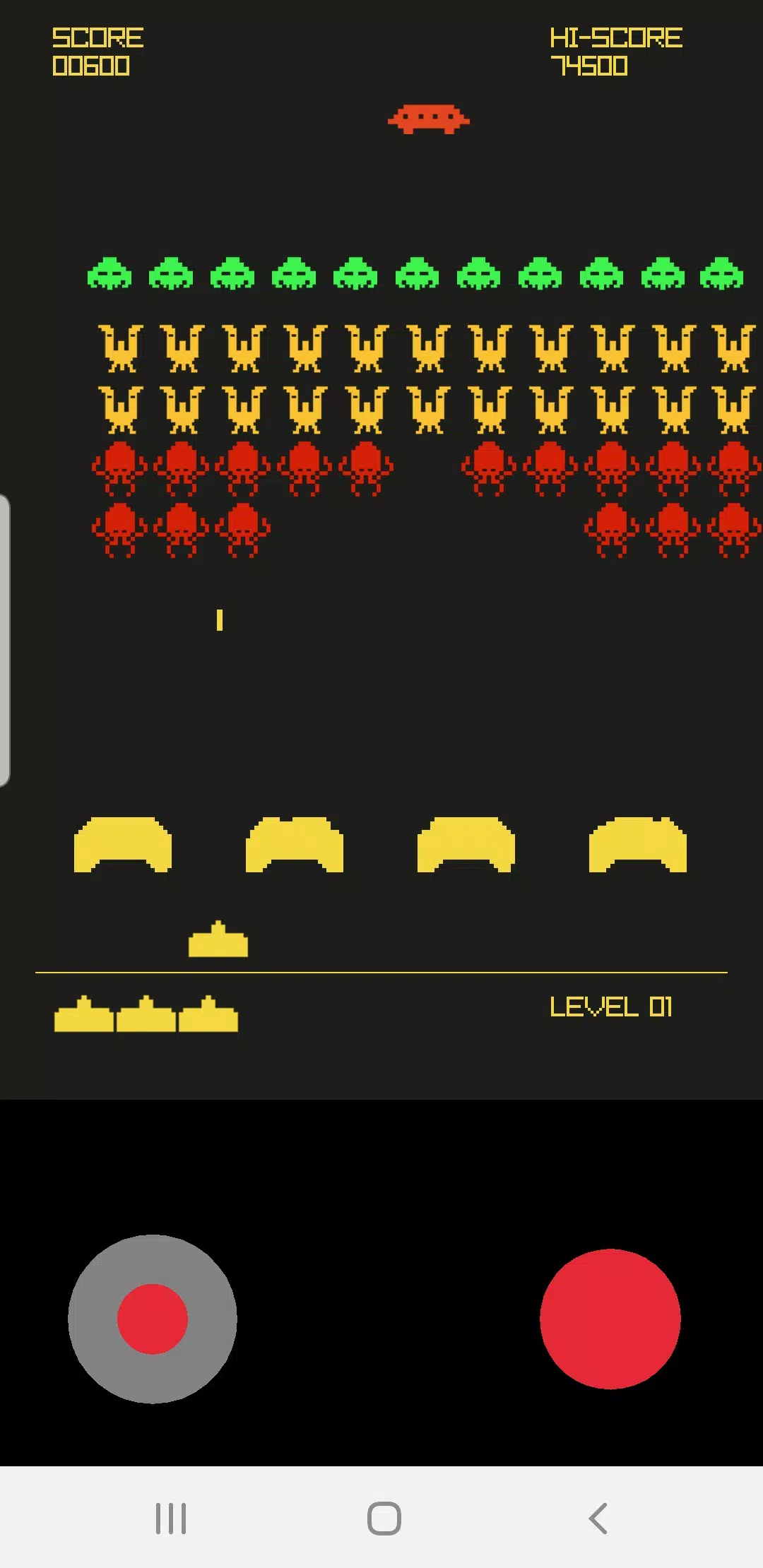 Retro Galaxy Invaders Screenshot 2