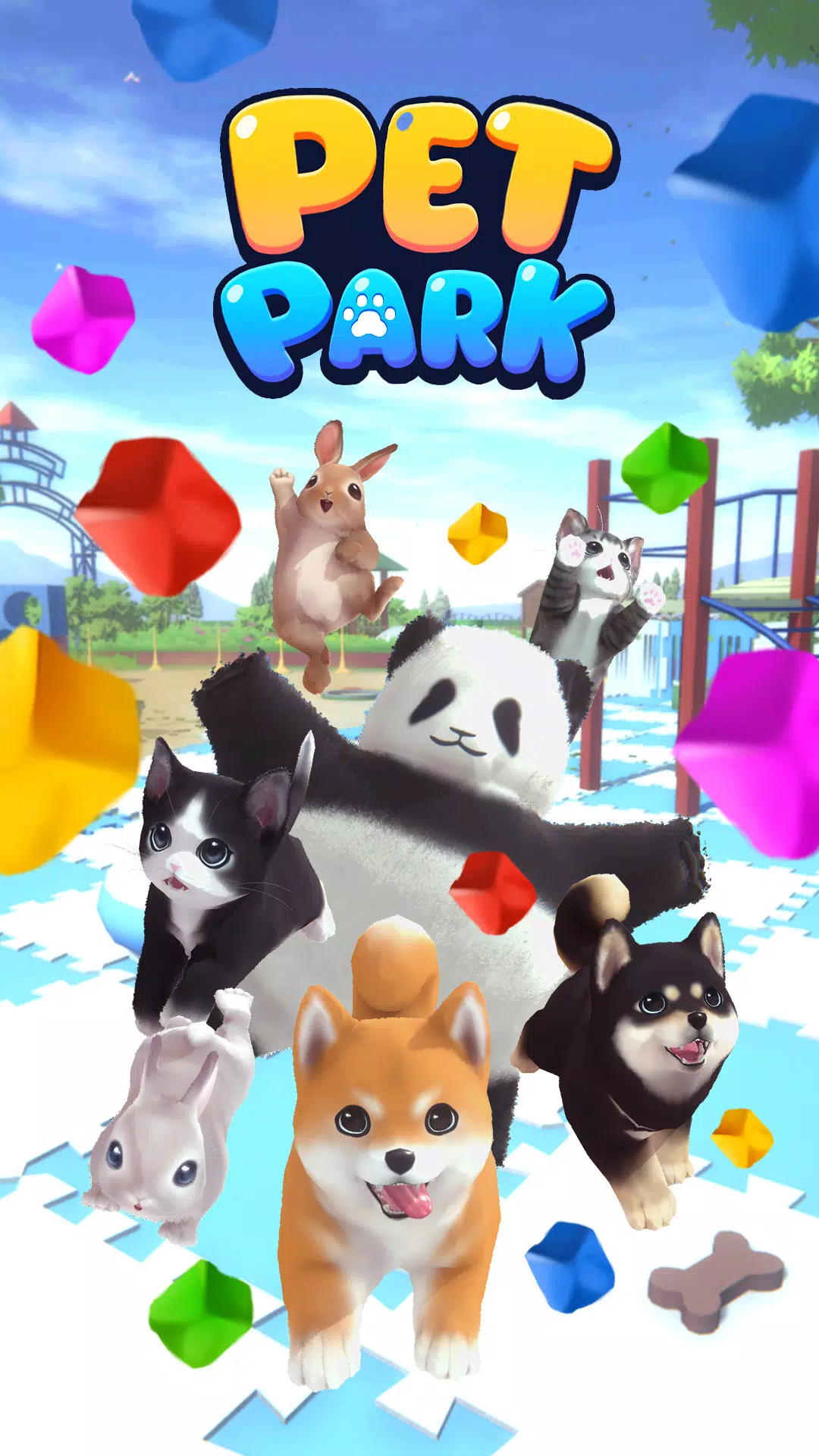 Pet Park: Match3 puzzle world Ekran Görüntüsü 1