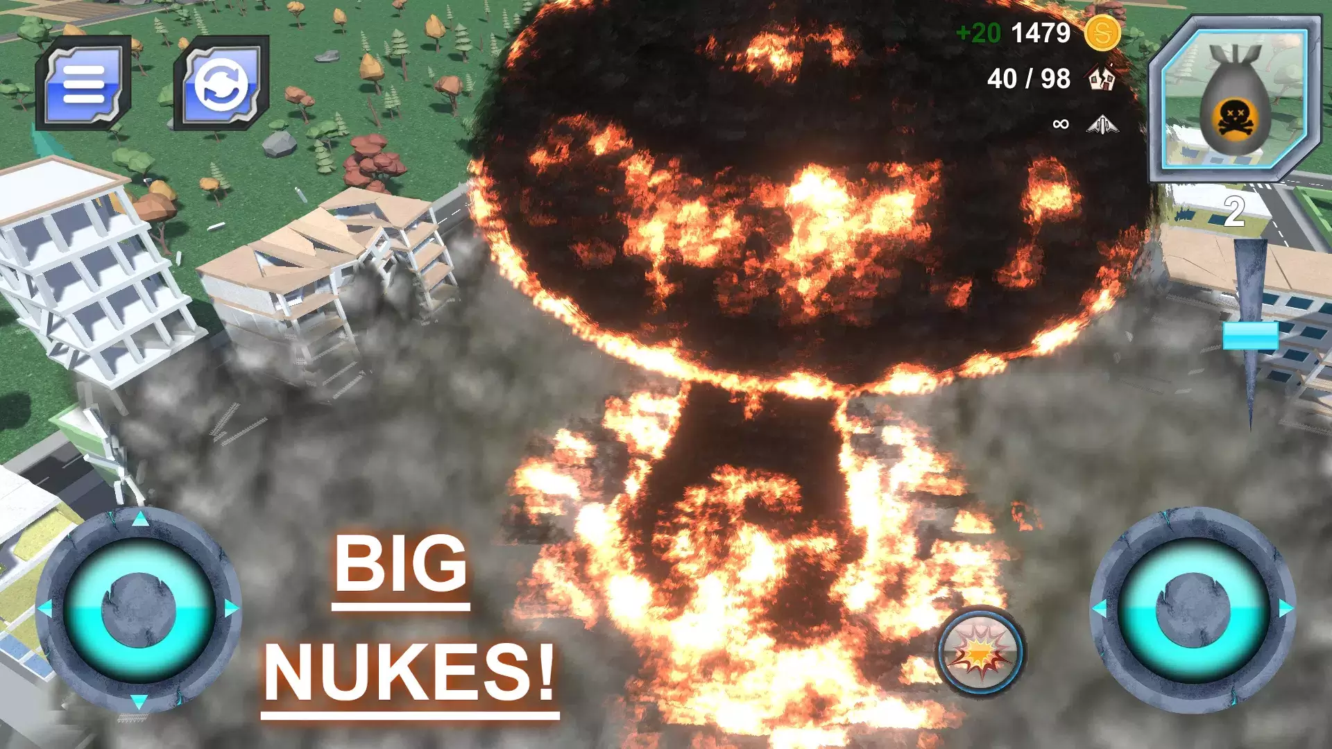 Total City Smash: Nuclear War Tangkapan skrin 1