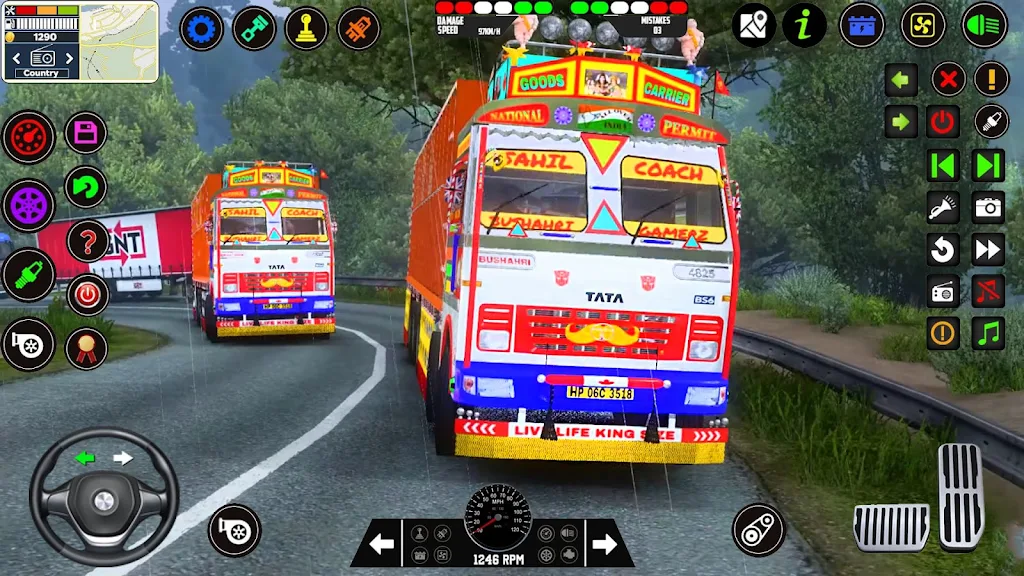 Schermata Indian Lorry Truck Game Sim 3D 2