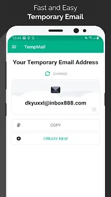 Temp Mail - Temporary Email ဖန်သားပြင်ဓာတ်ပုံ 1