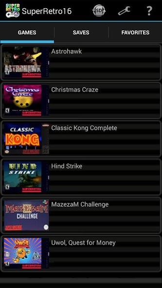 SuperRetro16 (SNES Emulator) Mod Ảnh chụp màn hình 2