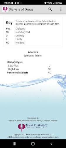 Schermata Dialysis of Drugs 2