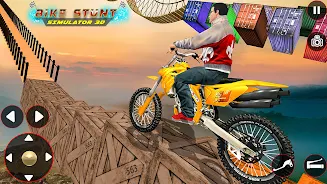 Bike Stunt 3D Simulator Games Schermafbeelding 3